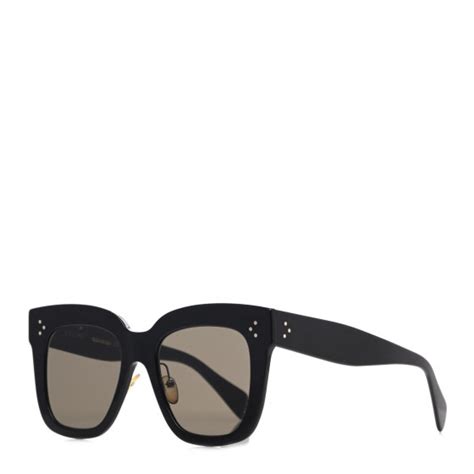 CELINE Acetate Kim Sunglasses CL 41444/S Black